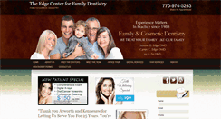 Desktop Screenshot of edgefamilydentistry.com